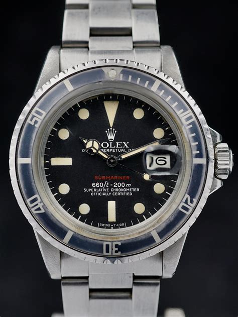 rolex submariner red 1974|1975 Rolex datejust.